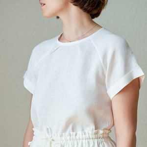 Chelsea — Linen Raglan Tee, Type - PDF